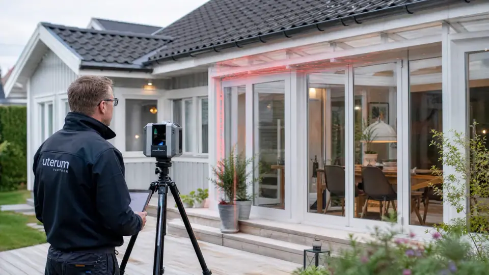 LiDAR-uppmätning av uterum – möjligheter och kontroll